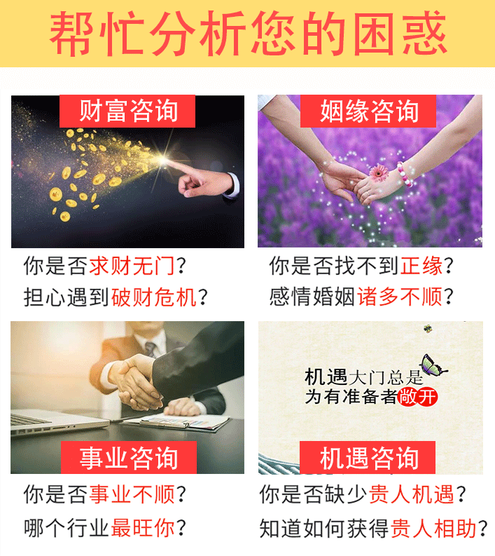 测算后您将知道以下信息